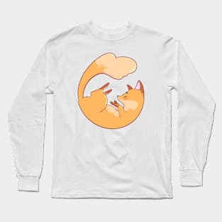 Sleeping Fox Long Sleeve T-Shirt